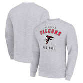 Atlanta Falcons Starter Team Logo Pullover Sweatshirt - Heather Gray sale
