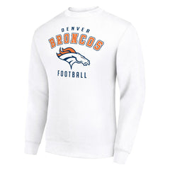 Denver Broncos Starter Team Logo Pullover Sweatshirt - White for sale