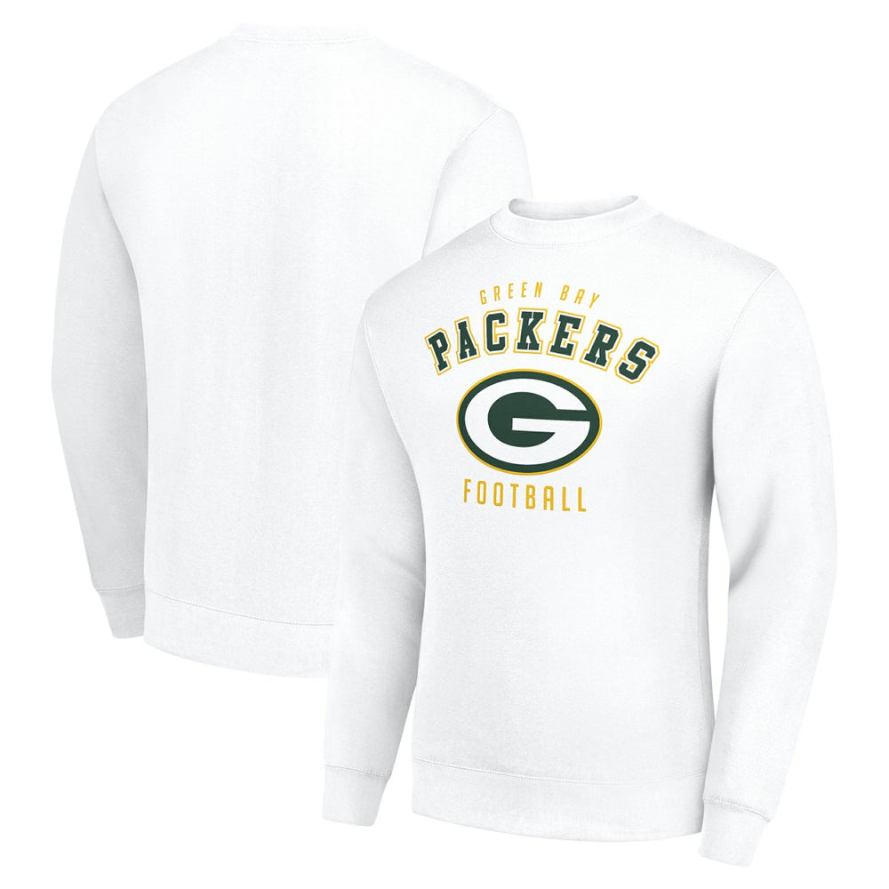 Green Bay Packers Starter Team Logo Pullover Sweatshirt - White sale