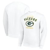 Green Bay Packers Starter Team Logo Pullover Sweatshirt - White sale