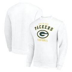 Green Bay Packers Starter Team Logo Pullover Sweatshirt - White sale
