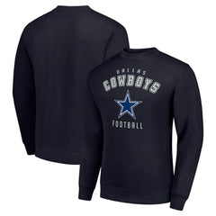 Dallas Cowboys Starter Team Logo Pullover Sweatshirt - Navy for sale