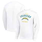Los Angeles Chargers Starter Team Logo Pullover Sweatshirt - White on sale