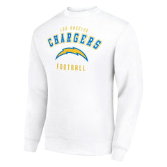 Los Angeles Chargers Starter Team Logo Pullover Sweatshirt - White on sale