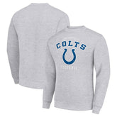 Indianapolis Colts Starter Team Logo Pullover Sweatshirt - Heather Gray on sale