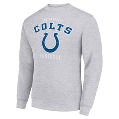 Indianapolis Colts Starter Team Logo Pullover Sweatshirt - Heather Gray on sale