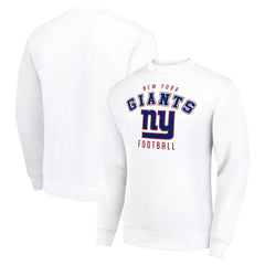 New York Giants Starter Team Logo Pullover Sweatshirt - White for sale