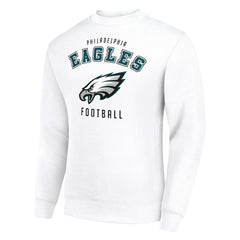 Philadelphia Eagles Starter Team Logo Pullover Sweatshirt - White sale