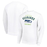 Seattle Seahawks Starter Team Logo Pullover Sweatshirt - White sale