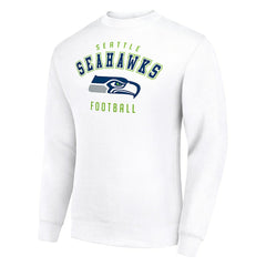 Seattle Seahawks Starter Team Logo Pullover Sweatshirt - White sale