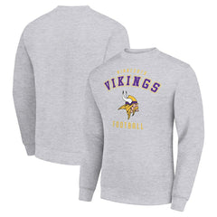 Minnesota Vikings Starter Team Logo Pullover Sweatshirt - Heather Gray online
