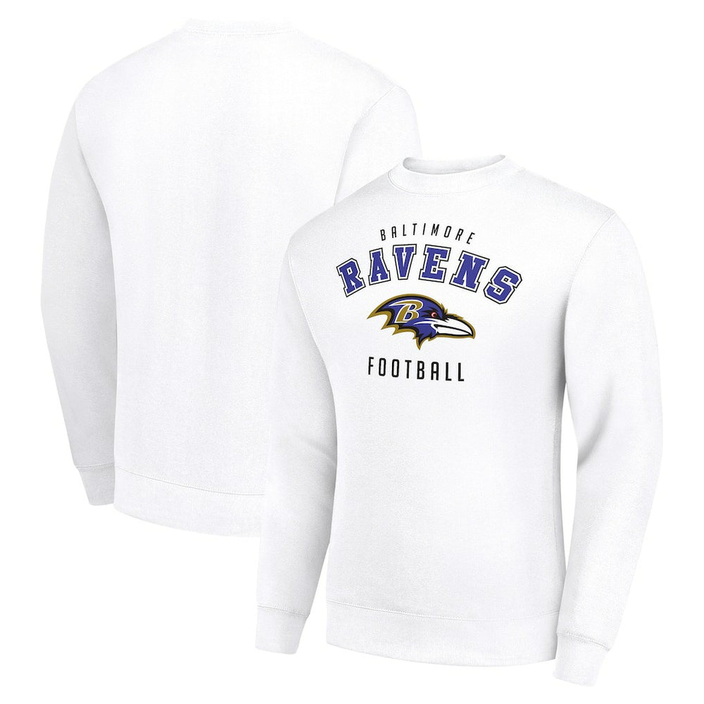 Baltimore Ravens Starter Team Logo Pullover Sweatshirt - White online
