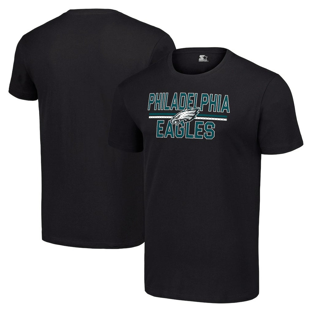Philadelphia Eagles Starter Team Mesh Print Graphic T-Shirt - Black for sale
