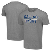 Dallas Cowboys Starter Team Mesh Print Graphic T-Shirt - Heather Gray on sale