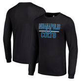 Indianapolis Colts Starter Team Mesh Print Graphic Long Sleeve T-Shirt - Black on sale