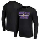 Minnesota Vikings Starter Team Mesh Print Graphic Long Sleeve T-Shirt - Black online