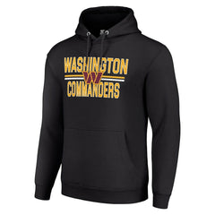 Washington Commanders Starter Unisex Team Mesh Print Graphic Tri-Blend Pullover Hoodie - Black cheap