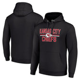 Kansas City Chiefs Starter Unisex Team Mesh Print Graphic Tri-Blend Pullover Hoodie - Black sale