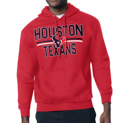 Houston Texans Starter Unisex Team Mesh Print Graphic Tri-Blend Pullover Hoodie - Red online