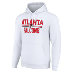 Atlanta Falcons Starter Unisex Team Mesh Print Graphic Tri-Blend Pullover Hoodie - White sale