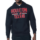 Houston Texans Starter Unisex Team Mesh Print Graphic Tri-Blend Pullover Hoodie - Navy online
