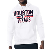 Houston Texans Starter Unisex Team Mesh Print Graphic Tri-Blend Pullover Hoodie - White cheap