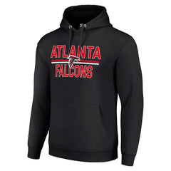 Atlanta Falcons Starter Unisex Team Mesh Print Graphic Tri-Blend Pullover Hoodie - Black cheap
