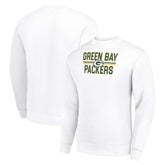 Green Bay Packers Starter Team Mesh Print Graphic Pullover Sweatshirt - White outlet