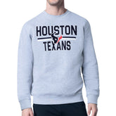 Houston Texans Starter Team Mesh Print Graphic Pullover Sweatshirt - Heather Gray sale