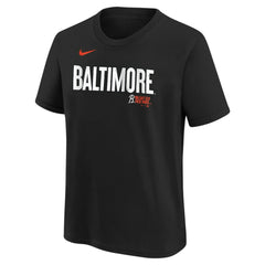 Adley Rutschman Baltimore Orioles Youth Fuse City Connect Name & Number T-Shirt - Black | Nike