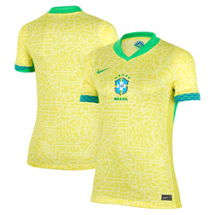 Brazil National Team Women's 2024 Home Stadium Replica Jersey – Yellow | Nike cheap