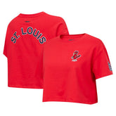 Washington Nationals Pro Standard Women's Classic SJ Cropped Boxy T-Shirt - Red