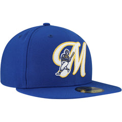 Milwaukee Brewers Duo Logo 2.0 59FIFTY Fitted Hat - Royal | New Era