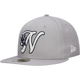 New York Yankees Duo Logo 2.0 59FIFTY Fitted Hat - Gray | New Era