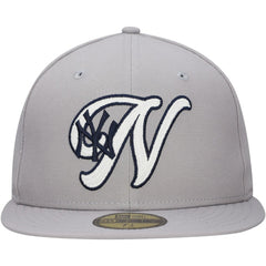 New York Yankees Duo Logo 2.0 59FIFTY Fitted Hat - Gray | New Era