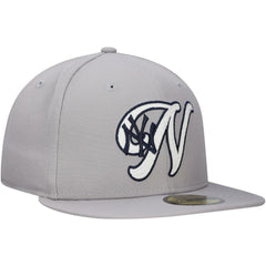 New York Yankees Duo Logo 2.0 59FIFTY Fitted Hat - Gray | New Era