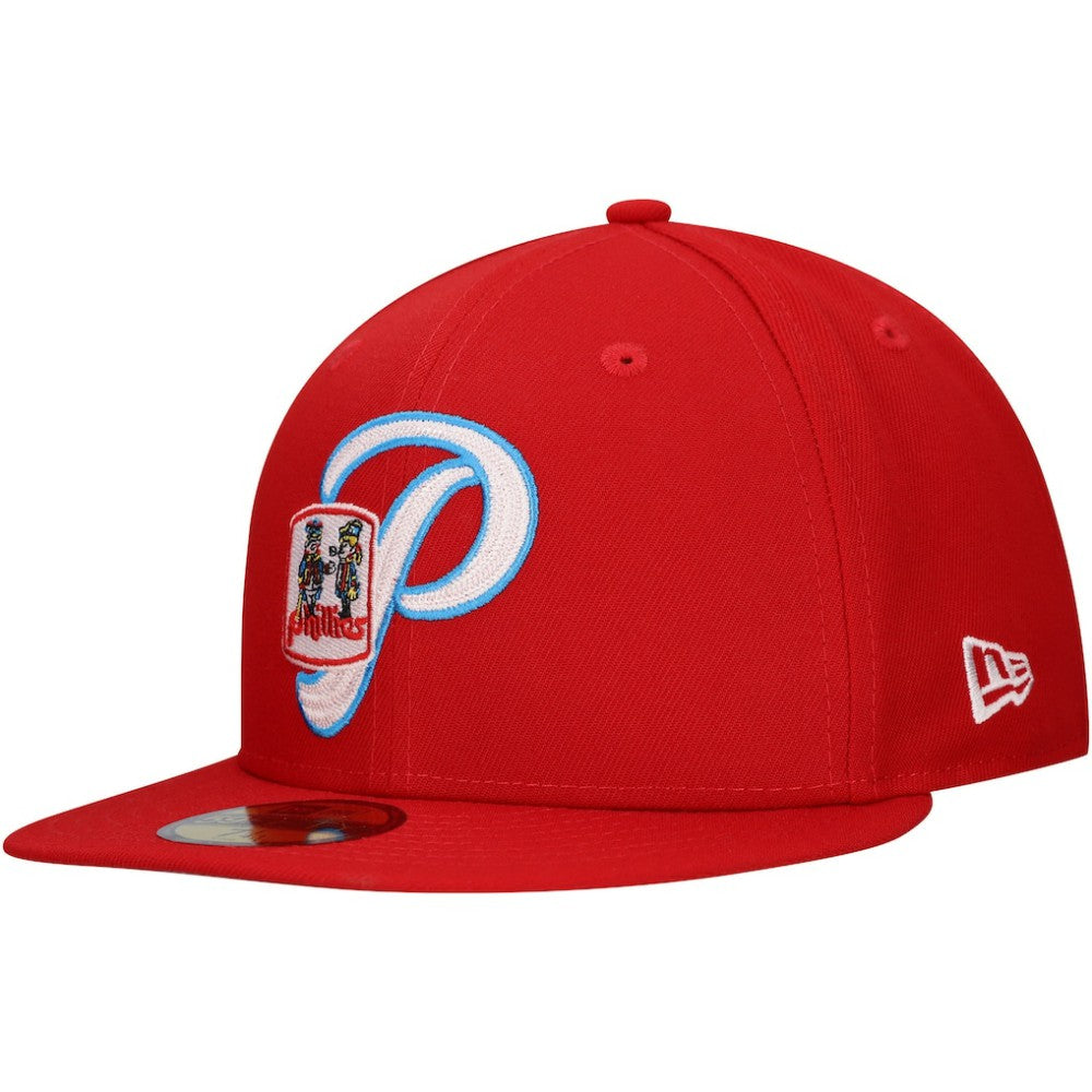 Philadelphia Phillies Duo Logo 2.0 59FIFTY Fitted Hat - Red | New Era