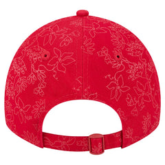 Los Angeles Angels Women's Tonal Floral 9TWENTY Adjustable Hat - Red | New Era