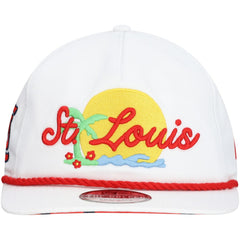 St. Louis Cardinals Paradise Golfer Adjustable Hat - White | New Era
