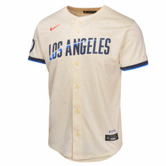 Los Angeles Dodgers Youth 2024 City Connect Limited Jersey - Cream | Nike