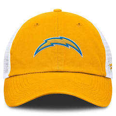 Los Angeles Chargers Trucker Adjustable Hat - Gold/White discount