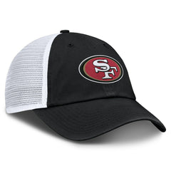 San Francisco 49ers Trucker Adjustable Hat - Black/White on sale
