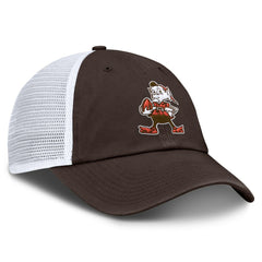 Cleveland Browns Vintage Trucker Adjustable Hat - Brown/White on sale