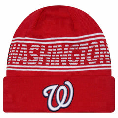 Washington Nationals Authentic Collection Cuffed Knit Hat - Red | New Era