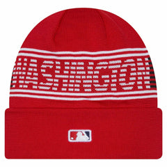 Washington Nationals Authentic Collection Cuffed Knit Hat - Red | New Era
