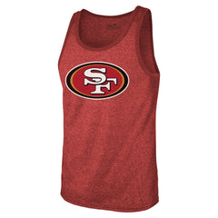 Christian McCaffrey San Francisco 49ers Majestic Threads Tri-Blend Player Name & Number Tank Top - Scarlet on sale
