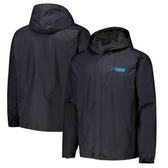 Carolina Panthers Dunbrooke Tropic Waterproof Packable Full-Zip Hoodie Jacket - Black cheap