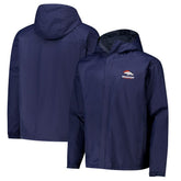 Denver Broncos Dunbrooke Tropic Waterproof Packable Full-Zip Hoodie Jacket - Navy sale