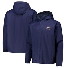 Denver Broncos Dunbrooke Tropic Waterproof Packable Full-Zip Hoodie Jacket - Navy sale