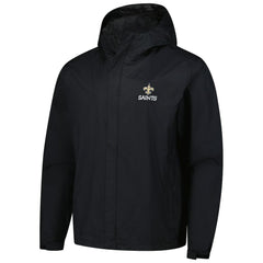 New Orleans Saints Dunbrooke Tropic Waterproof Packable Full-Zip Hoodie Jacket - Black discount